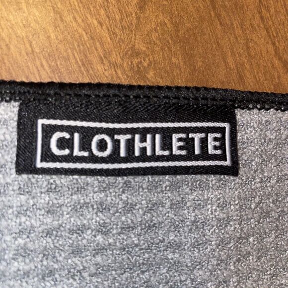 Clothlete Split Golf Bag Towel Ev-ry Logo 15 X 40 Inches Gray Waffle Weave - Picture 6 of 11